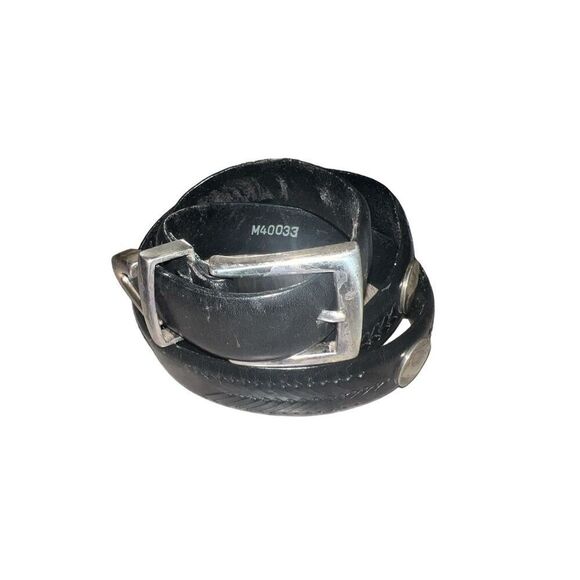 ✨Brighton Onyx Black Leather Conch Golf Belt✨